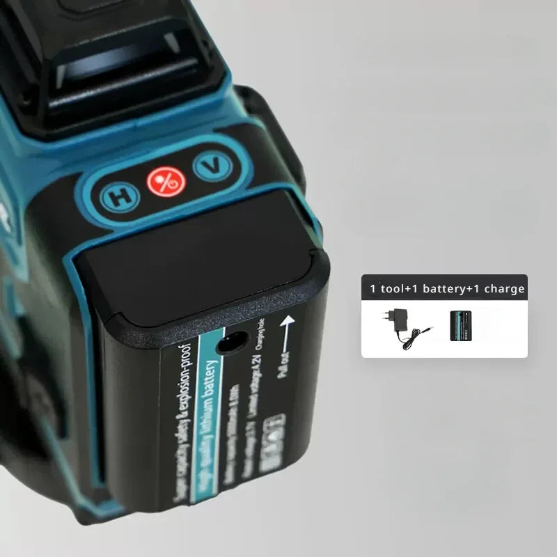 Makita High-Precision 16-Line Level Green Light Laser High-Precision Wall-Mounted Portable