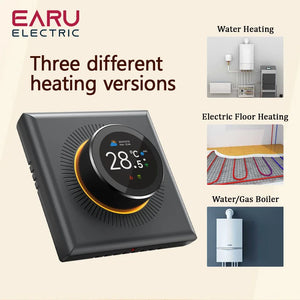 TUYA WiFi Smart Knob Thermostat  Floor Heating Water Gas Boiler Home Room Programmable Temperature Controller Alexa Google Home