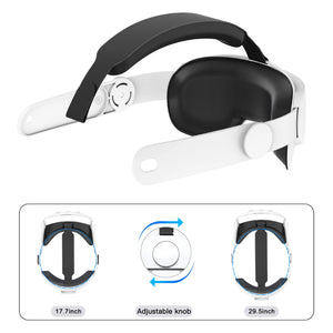 Head Strap for Meta Quest 3 Elite Comfort Head Strap Replacement Enhanced Support Improve Comfort-Virtual for VR Accessories