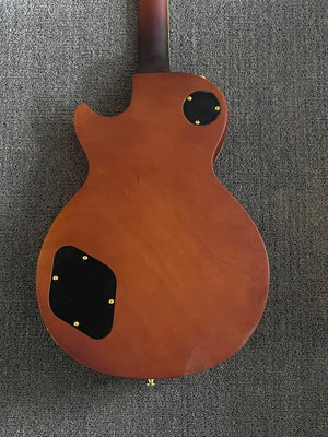 New!!!!!!!High Quality Honey Burst Color, Standard LP Electric Guitar, Solid Body ,Rosewood Fretboard, Yellow PickGuard,