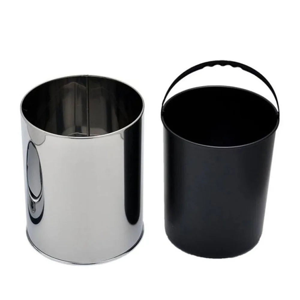 3 Liter Sensor Stainless Steel Dustbin Automatic Garbage Trash Can  Smart Waste Bin  Ash-bin Round Shape  Bathroom Accessories