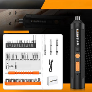 Electric Screwdriver Rechargeable Household Screwdriver Small Multi-Function Electric Screwdriver Lithium Battery Automatic Tool