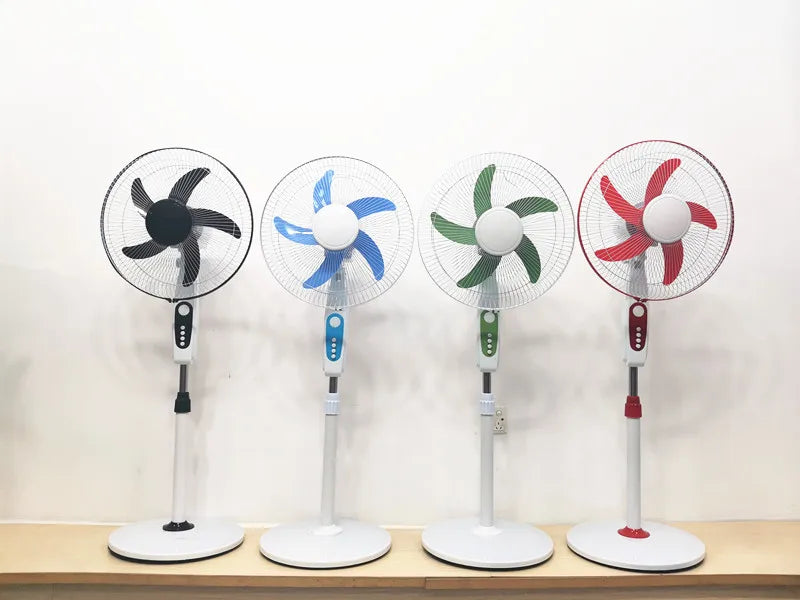 16 inch DC12V solar stand fan  16 inch solar power fan ac dc stand fan