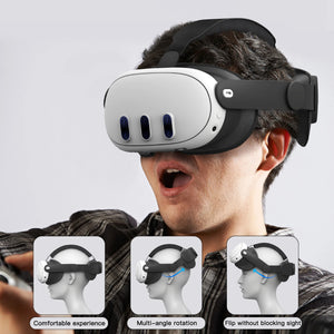 Head Strap for Meta Quest 3 Elite Comfort Head Strap Replacement Enhanced Support Improve Comfort-Virtual for VR Accessories