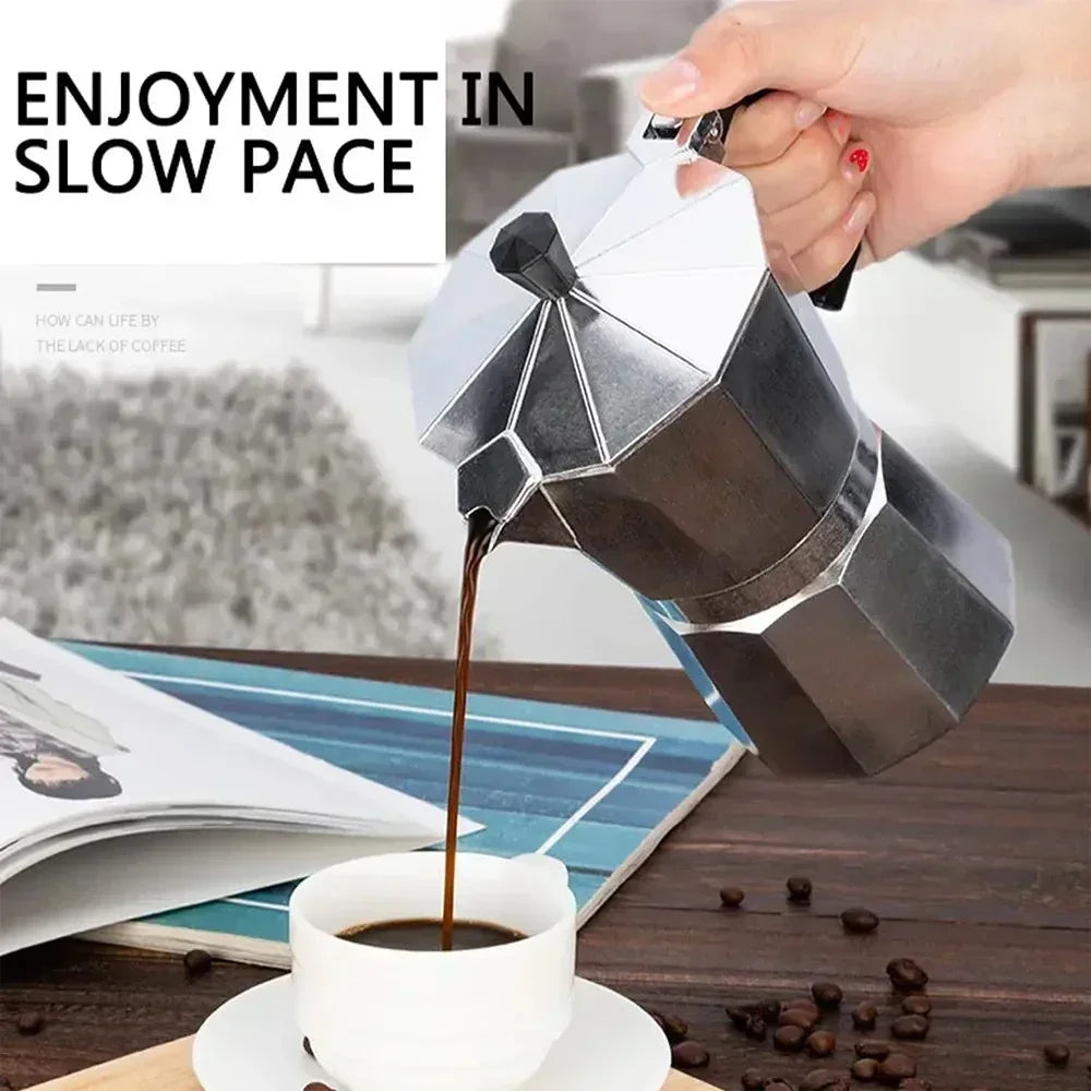 Italian Pot Coffee Maker Machine - Stereotech