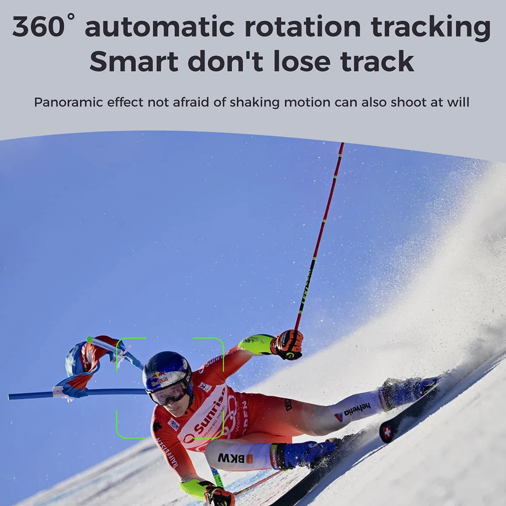 Auto Face Tracking Tripod Gesture Control Auto Tracking Phone Holder Follow-up Gimbal Stabilizer for Tiktok Live Video Recording - Stereotech