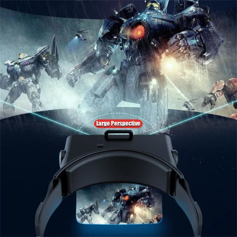 AR-X VR Glasses Virtual Reality 3D Glasses HD IMAX Game Cardboard VR Headset For 4.7-6.3&quot; Smartphone Foldable Enhanced VR Helmet