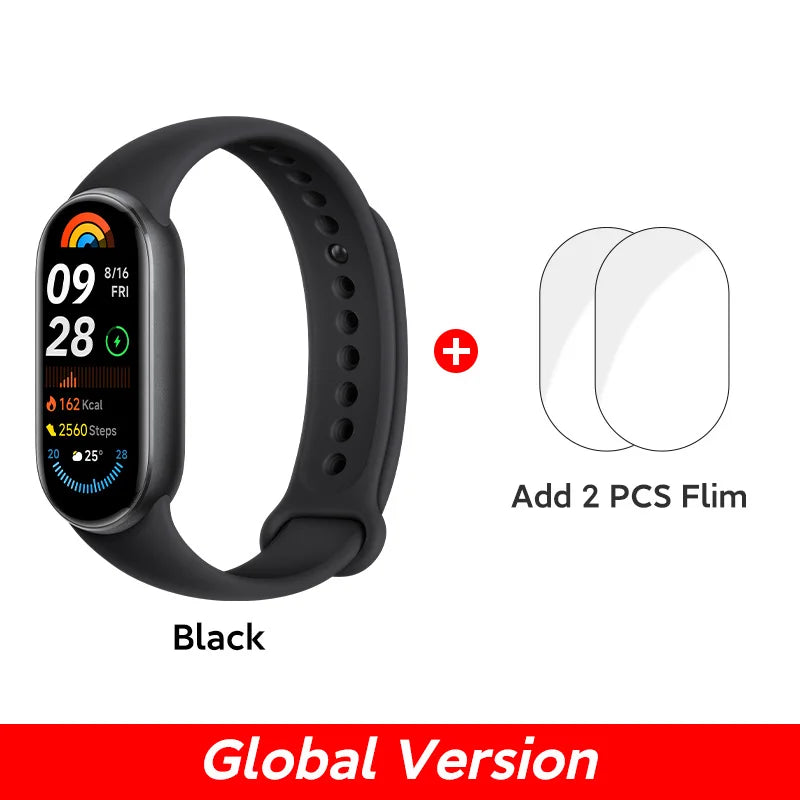 [World Premiere]Global Version Xiaomi Smart Band 9 150+ Sports Modes Sleep Monitoring 1.62&quot; AMOLED Display 21-day Battery Life