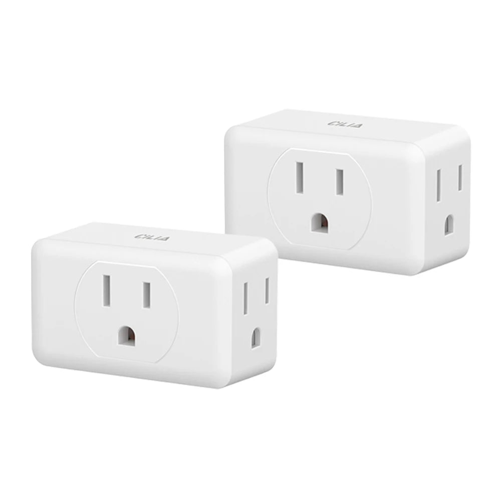 Multi-Plug Outlet Extender, 3-Outlet Wall Adapter, Multi-Socket Splitter, Grounded Wall Tap Power Plug Extender, Essenti