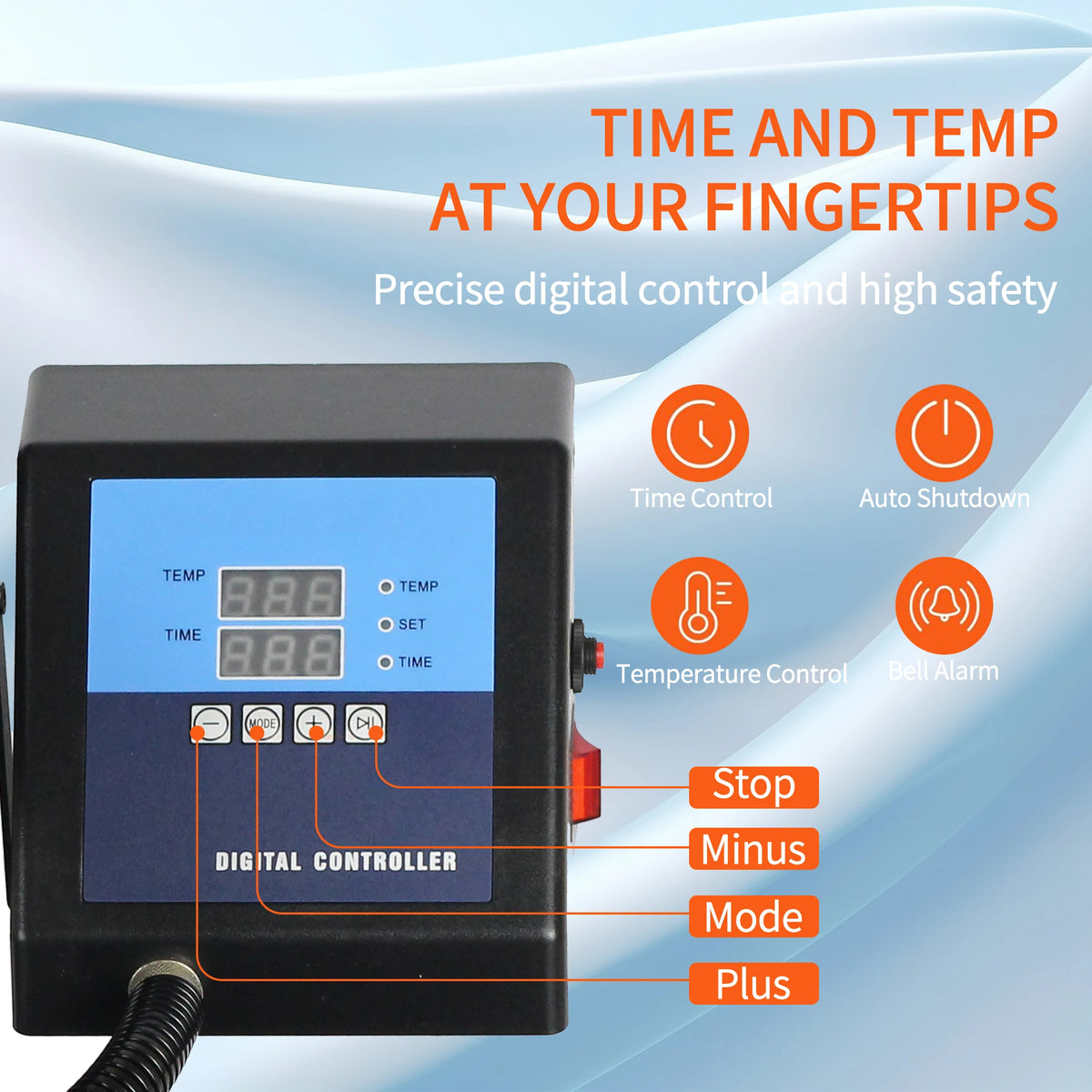 15 In 1 Combo Muntifunctional Sublimation Heat Press Machine Tshirt Heat Transfer Printer For Mug/Cap/football/bottle/pen/shoes - Stereotech