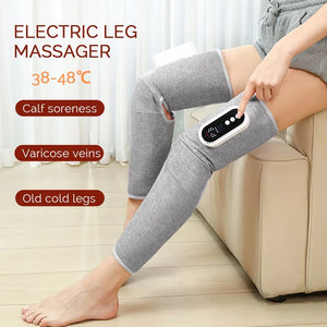 1 Pair Electric Leg Massager Knee Calf Massage Air Pressure Modes vibration Leg Massager