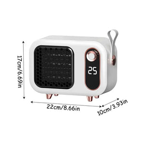 Portable Space Heater Portable Heater Fan Fast Heating Personal Heater Quiet Small Heater For Bedroom Home Indoors Workplace