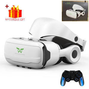 Top VR Glasses Headset 3D Virtual Reality Device Helmet Viar Goggle Lenses For Smartphone Smart Cell Phone Realidade Viewer