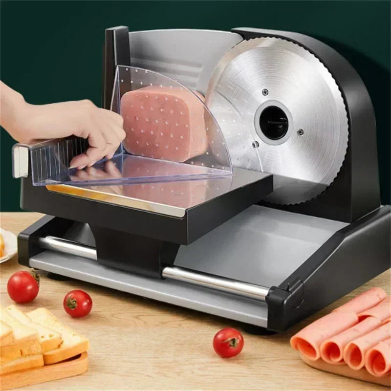New electric food slicer meat food household desktop meat slicer lamb beef slicer bread ham meat cutter