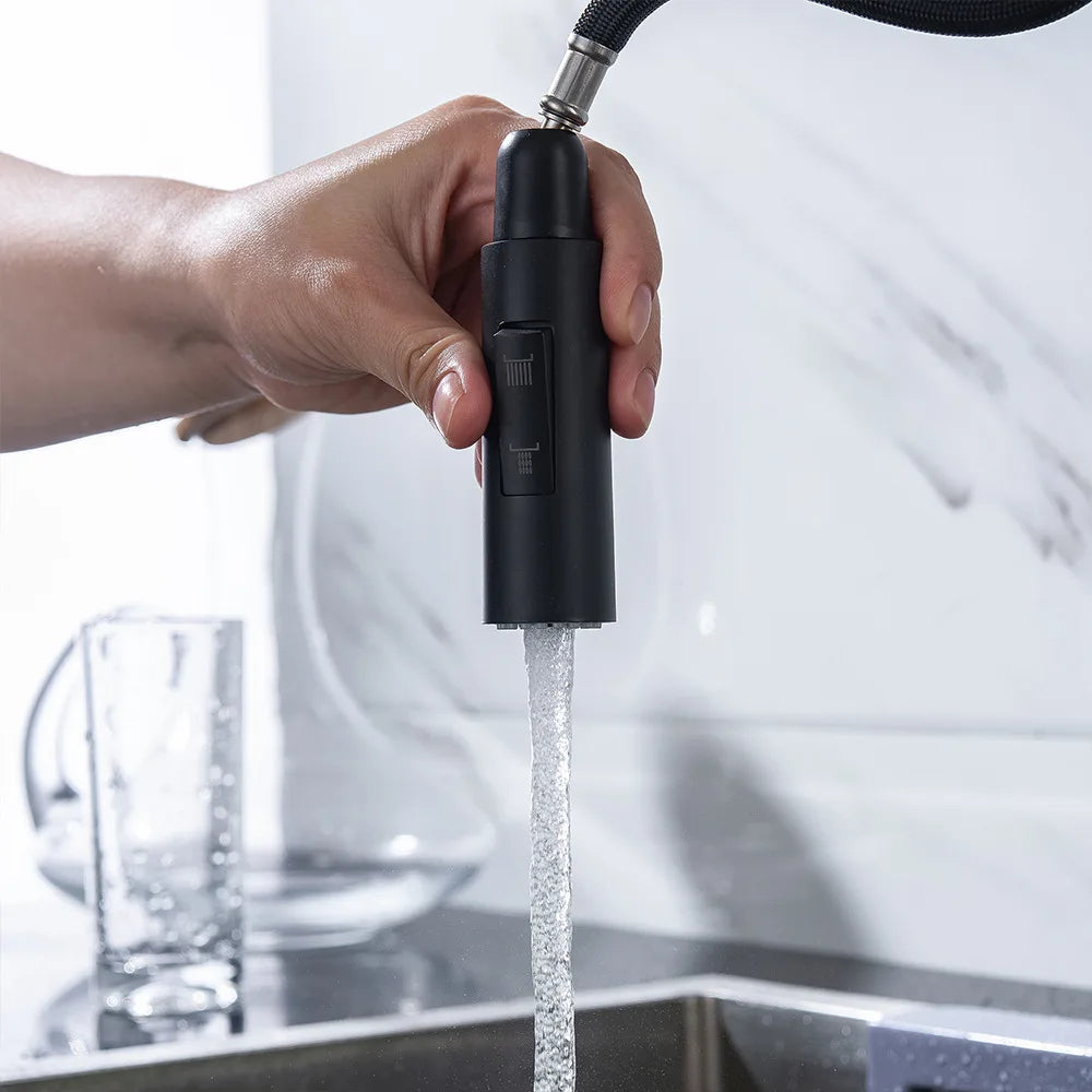 Smart Touch Kitchen Mixer Faucets with Pull Down Sprayer Matte Black Hot Cold Kitchen Sink Mixer Tap Sensor Touch Ktichen Faucet