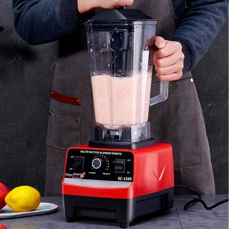 2000W Heavy Duty Commercial Blender 6 Blades - Stereotech