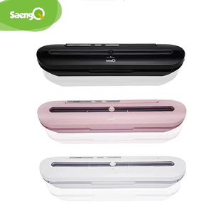 Food Vacuum Sealer 220V/110V Automatic Commercial Household Food Vacuum Sealer Packaging Machine Include 10Pcs Bags - Stereotech
