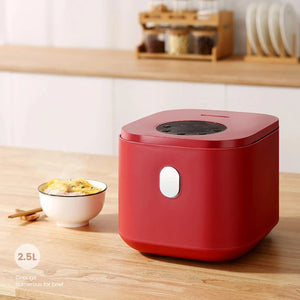 New Intelligent Large Capacity 2.5L Non-Stick Rice Cooker with English Menu - 400W 220V MultifunctionalerrorMessage
