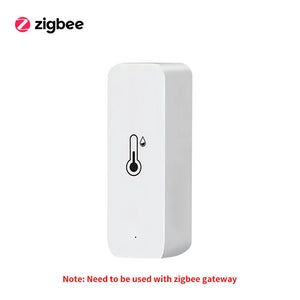 Tuya Wifi/Zigbee Temperature And Humidity Sensor Indoor Thermometer For Home Work With Alexa Google Home Assistant