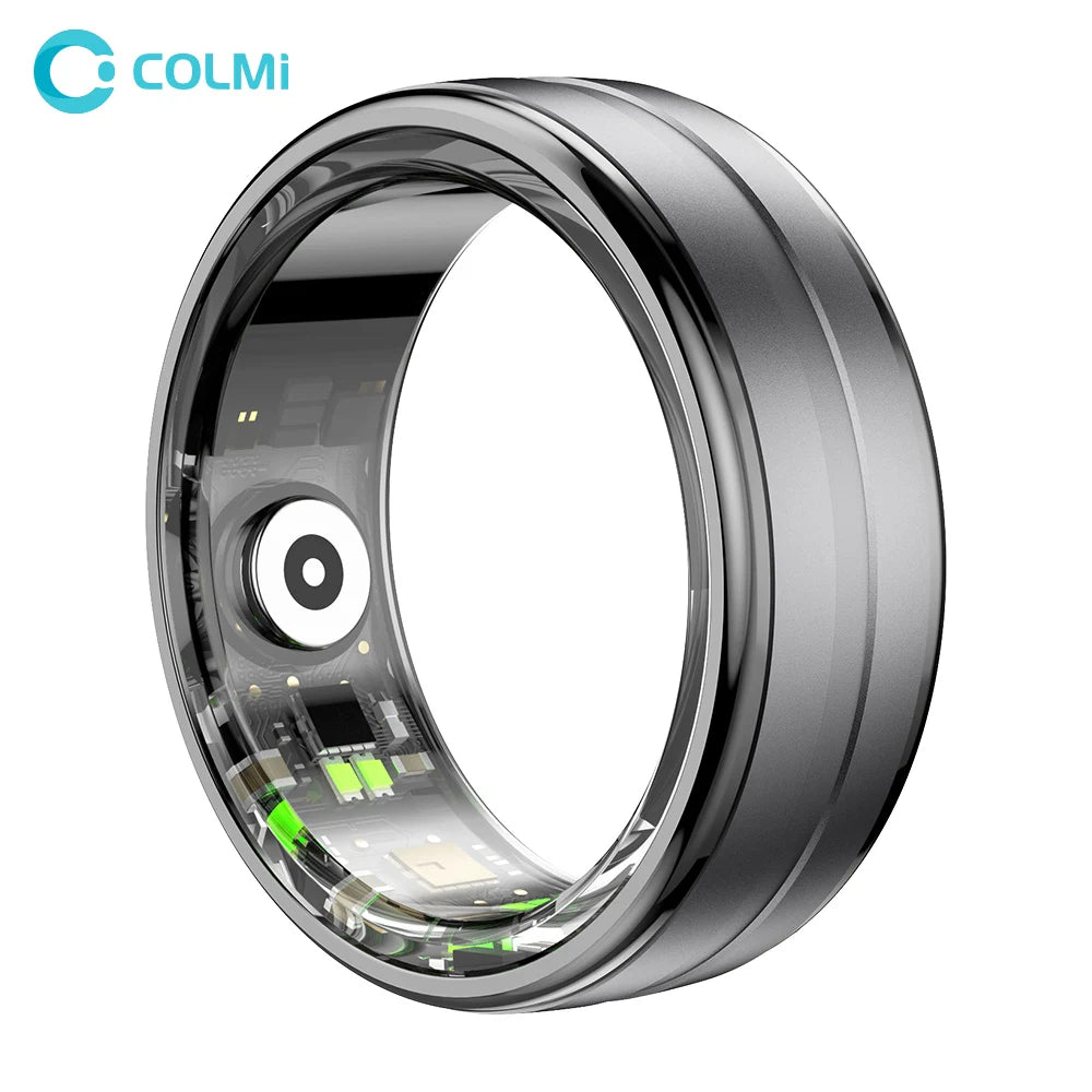 COLMI R06 Smart Ring Men Women, Heart Rate and Blood Oxygen Monitor, IP68 &amp; 5ATM Waterproof, Multi-sport Mode