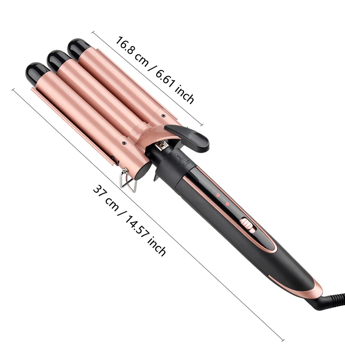 5 in 1 Curling Wand Sets with 3 Barrel Hair Waver, Dual Voltage , Instant Heating, Temp Adjustment ,Hair Crimper Iron for Women