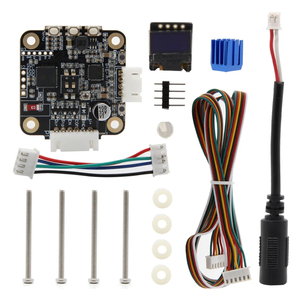 LILYGO® TTGO T-Motor ESP32 Wireless Module TMC2209 0.49 Inch OLED Expansion Development Board Drive Motherboard 3D Printed Shell