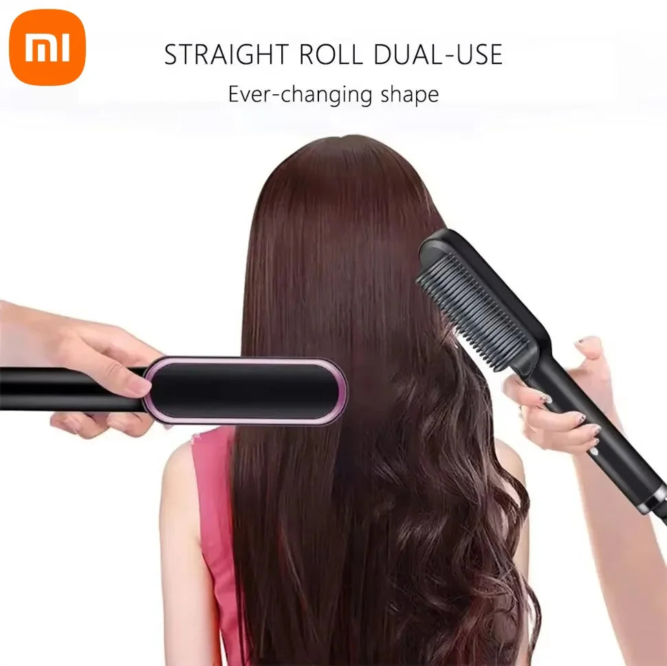 Xiaomi Professional Negative Ion Hair Straightener Hair 3in1 Professional Quick Heated Electric Hot Comb Hair Straightener