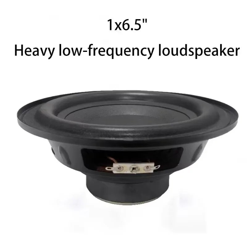 AOSIBAO 6.5 Inch Active Subwoofer 6 Ohm 100W High-power Home Speaker HIFI Woodiness Super Bass Speakers Sensitivity 88+-3DB