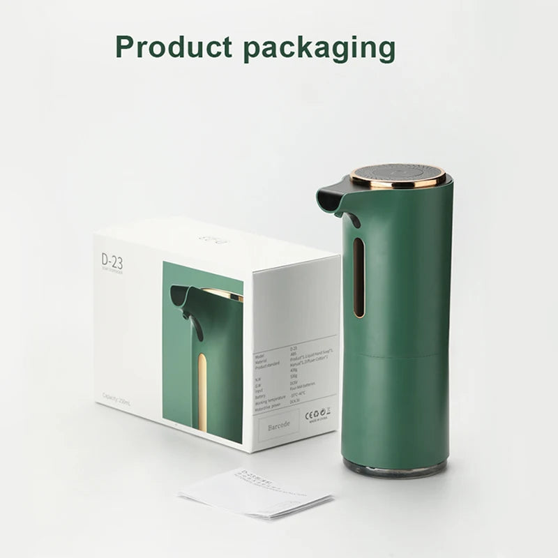 Direct Factory Promotion Gift Hand Wash Touchless OEM ODM Automatic USB Rechargeable Alcohol Sprayer Liquid Foam Soap Dispenser