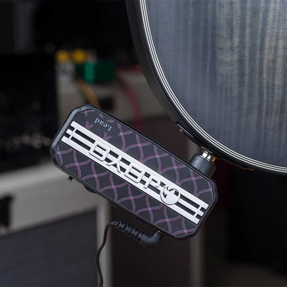 JOYO JA-03 Portable Bass Guitar Amplifier Mini Headphone Amplifier 6 Sound Effects Electric Guitar Amplifier Guitar Accessories