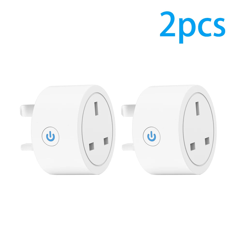 CBE WiFi Smart Plug Sockets 16A EU Plug Tuya Smart Life APP Work with Alexa Google Home Smart-Home Automation EU UK Plug Yandex