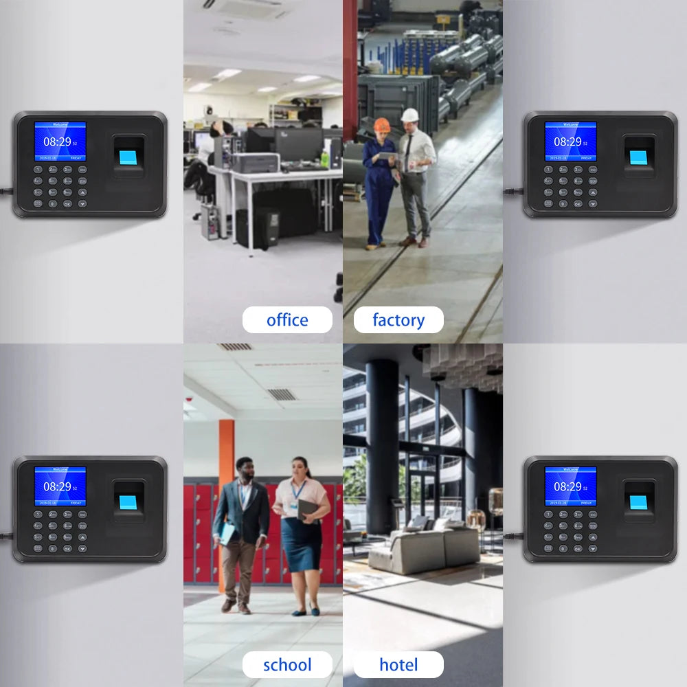 YK&amp;SCAN Biometric Fingerprint Time Attendance Clock Recorder Employee Recognition Device Electronic