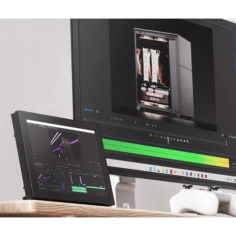 JONSBO DS8 chassis secondary screen black/white, 8-inch 16:10, same brand D31/D41 chassis external desktop screen