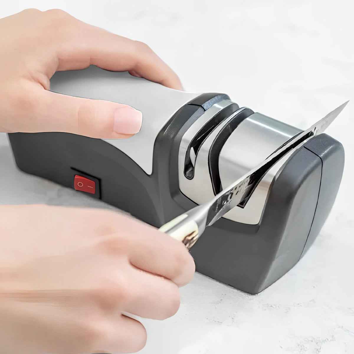 Professional Electric Knife Sharpener 20-Degree, 2-Stage Knife Sharpening and Polishing for Kitchen,kitchen Accessories - Stereotech