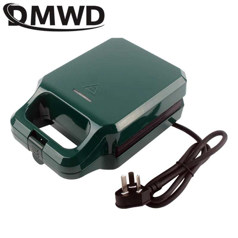 DMWD Bread Sandwich Maker Mini Light Food Waffle Muffin Breakfast Machine Egg Omelette Pan Pressure Toaster Grill Panini Oven - Stereotech