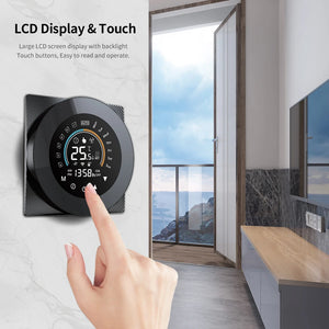 Tuya Wifi Thermostat Electric Floor Water/Gas Boiler Heating LCD Digital Touch Temperature Control Smart Life Google Home Alexa