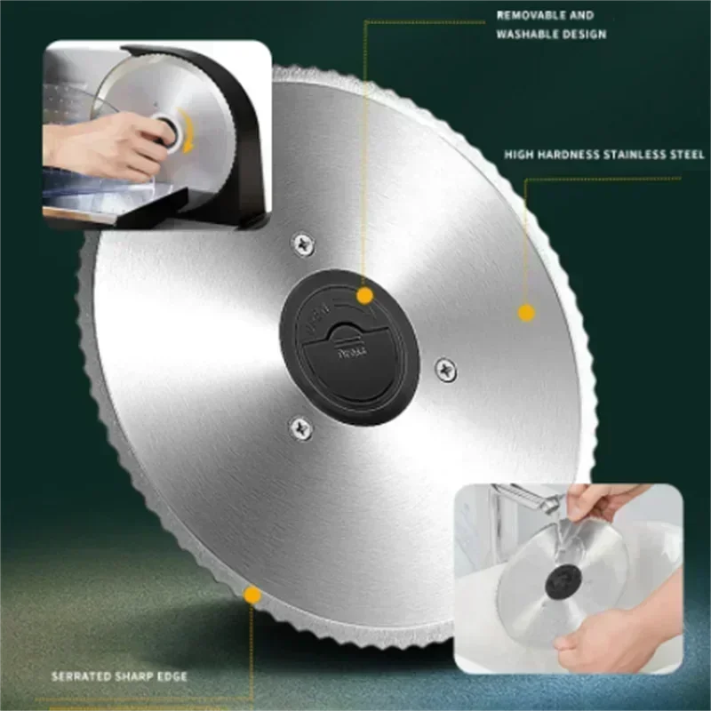 New electric food slicer meat food household desktop meat slicer lamb beef slicer bread ham meat cutter