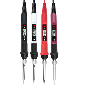 Soldering Iron 60W/80W Adjustable Temperature Electric Solder Iron Rework Station Mini Handle Heat Pencil Welding Repair Tools