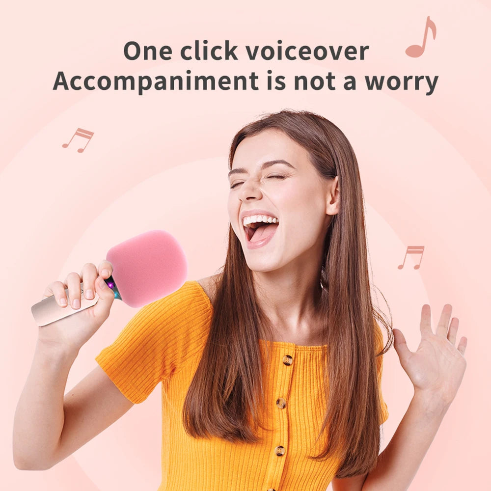 TANALAZ K39 Microphone National K Song Bluetooth Home TV Children Singing Wireless Microphone Sound Integration Microphone Gifts