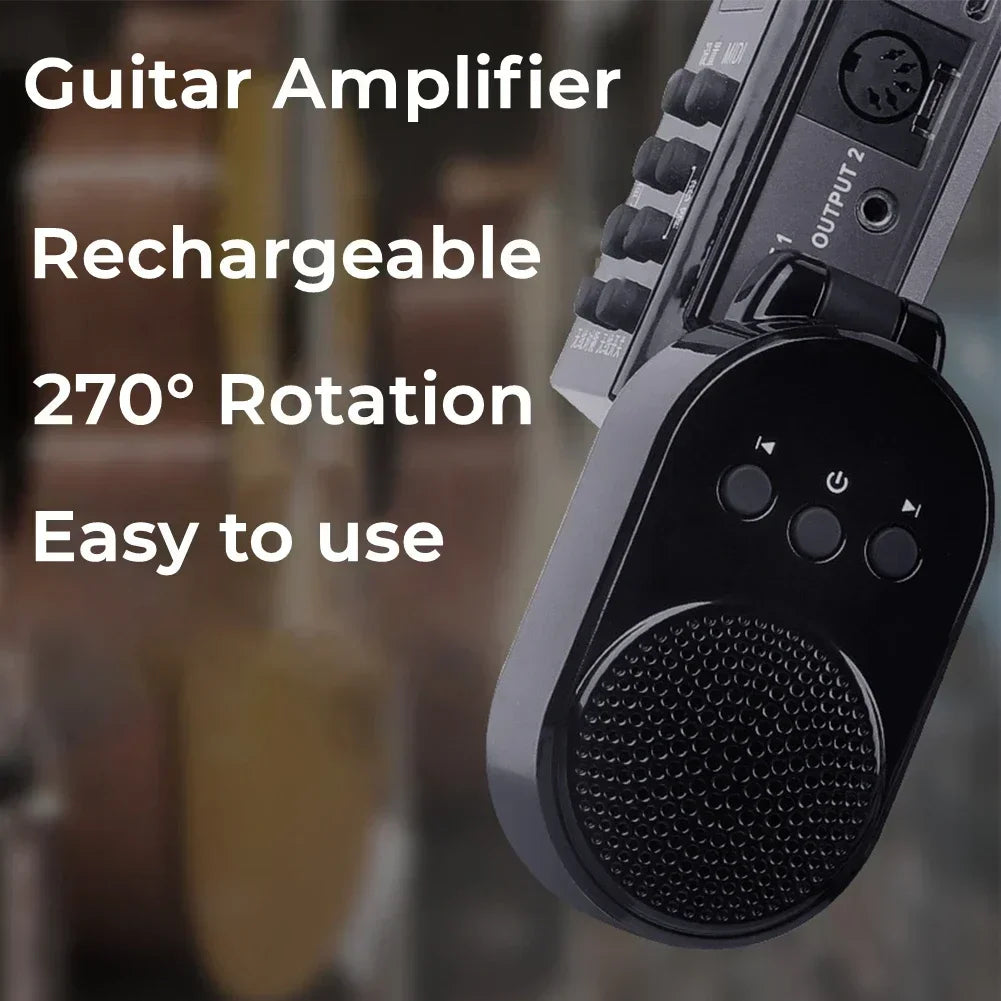 Mini Amplifie Mini Guitar AMP Easy To Use For Electric Guitar Bass Lithium Ion Battery Pocket Design 5W Guitar AMP High Quality