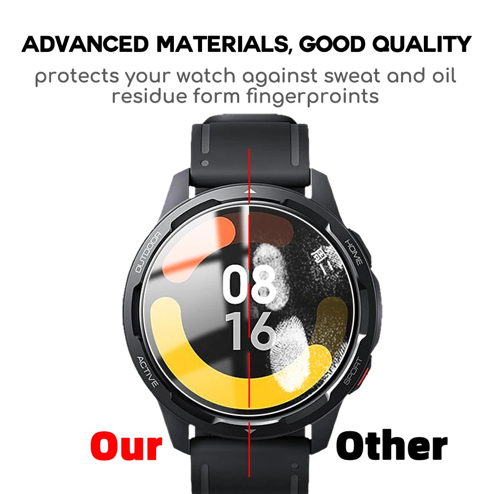 Tempered Glass For Xiaomi S1 Active S1Pro Smartwatch Screen Protector Anti-scratch Cover S1 Active Glass For Mi Watch S1 2022