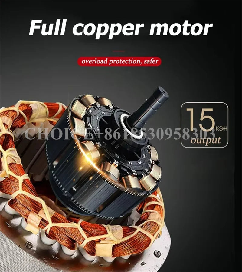 Electric Peanut Butter Maker Sesame Butter Machine Grinder Colloid Mill Almond Butter Machine Stainless Steel Food Processor