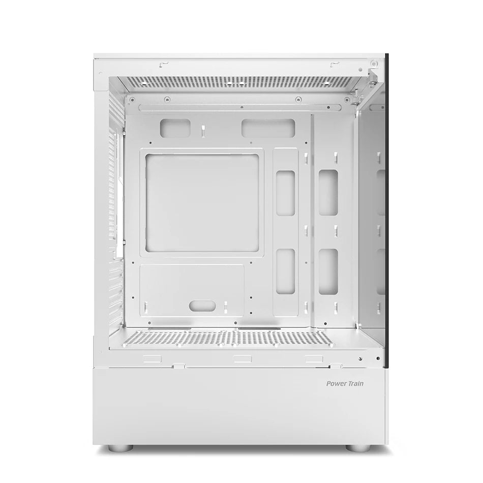 Power Train Illusionary Realm Computer Case M-ATX/ITX Seaview Room Side Transparent Desktop Chassis Support 240 Water Cooler - Stereotech