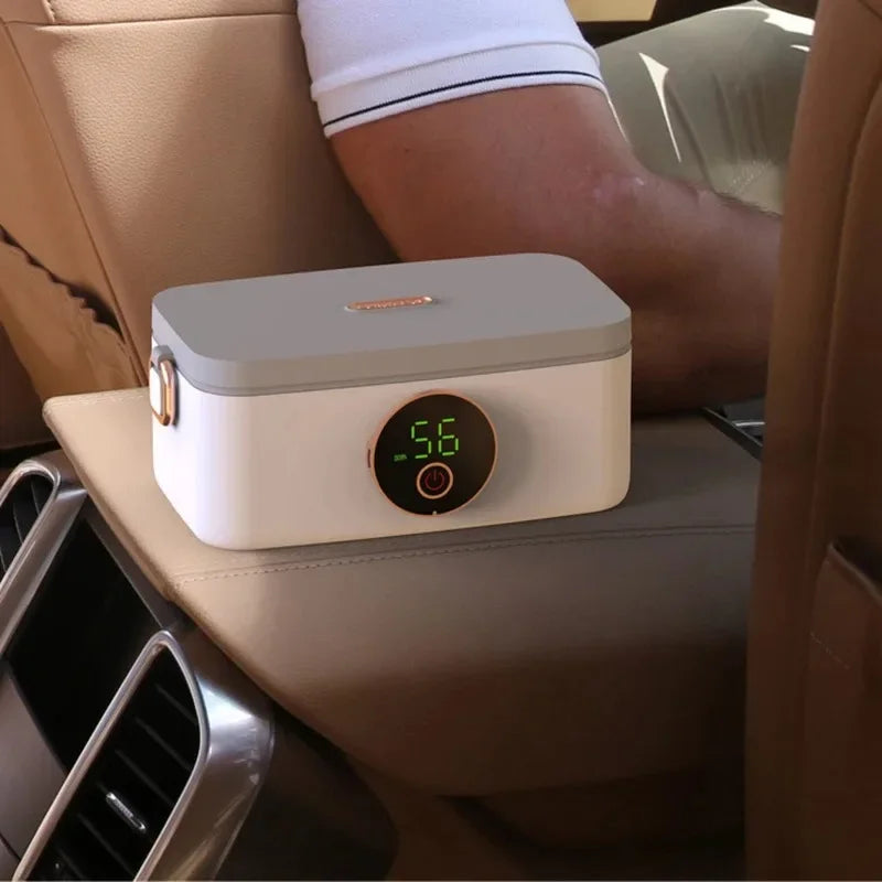 Portable Outdoor USB Rechargeable Electric Heating Lunch Box 1000mL Dropship  Insulated Food Warmer Food Container