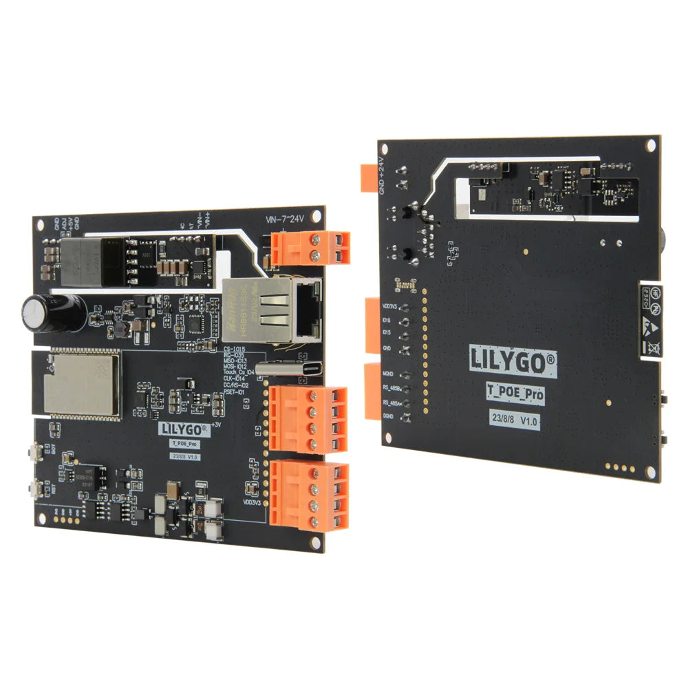 LILYGO® TTGO T-Internet-POE ESP32-WROOM LAN8720A Chip Ethernet Adapter And Downloader Expansion Board Programmable Hardware