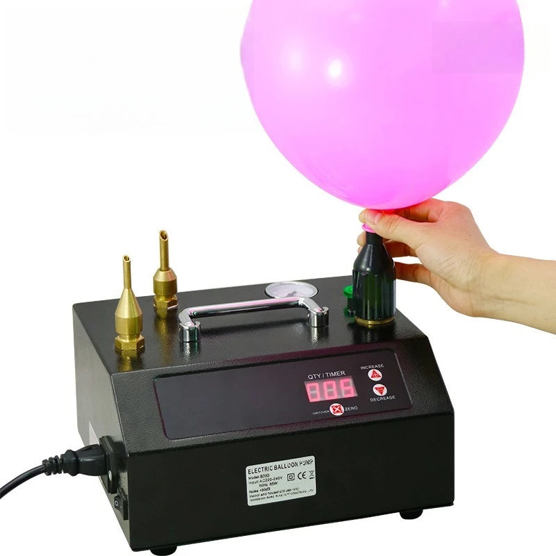 Electric Balloon Inflator Pump Machine Helium Automatic Balloon Blowing Machine Foot Step Type Helium Air Pump B363