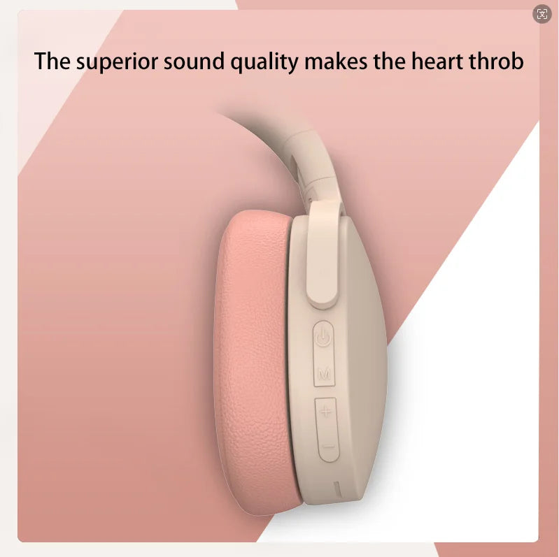 New Xiaomi Mijia Wireless Headset Bluetooth Headphones Big Earmuffs Headphon Bass Headsets Stereo With Mic Music Game Earphones