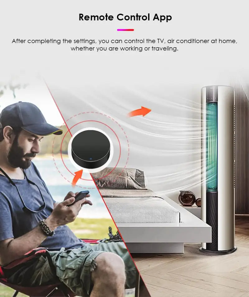 Tuya Smart WiFi IR Remote Control Universal Smart Home Control For TV DVD AUD AC Work With Alexa Google Home Alice Smart Life