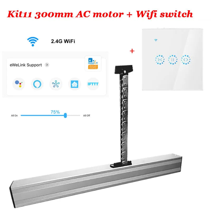 Smart Chain Window Opener With eWelink App Wifi Controller Smart things Compatible Skylight  Roof Driver Smart Home Motor