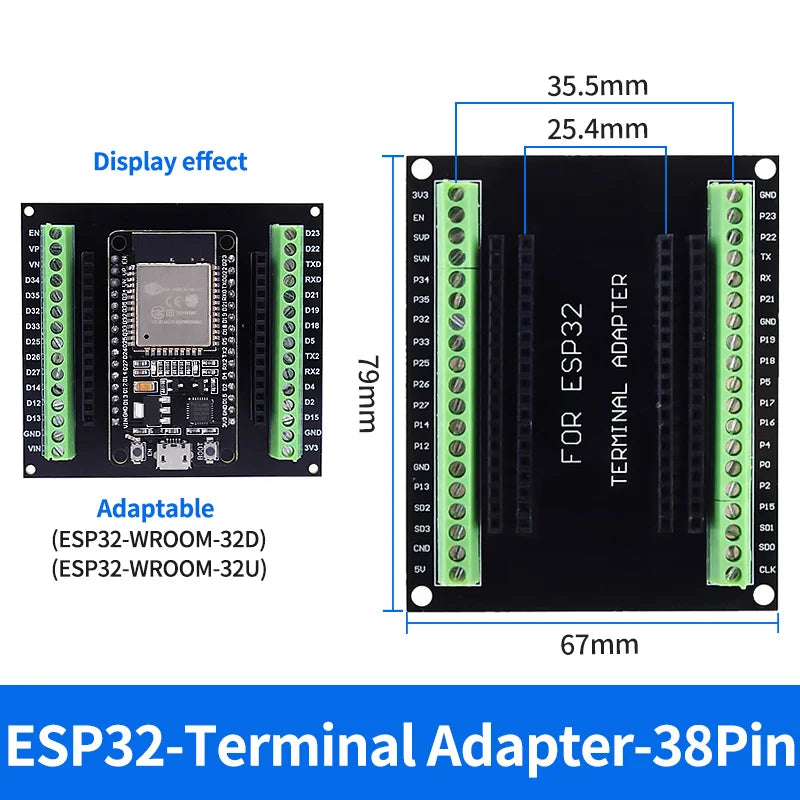 ESP32 Development Board WiFi+Bluetooth Ultra-Low Power Consumption Dual Core ESP-32S ESP32-WROOM-32D ESP32-WROOM-32U ESP 32